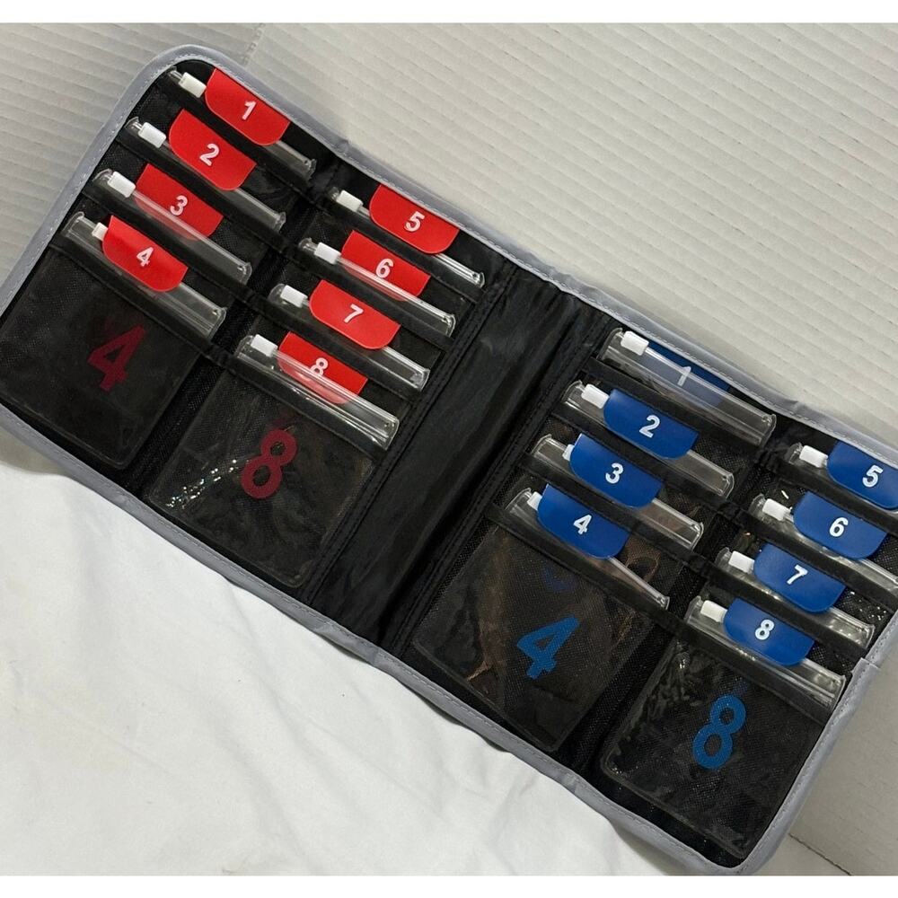 LEWIS N Clark 8 Slot Day Night Travel Pills Medication Vitamins Wallet Organizer